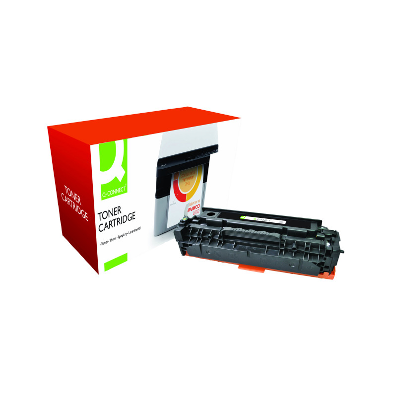 Q-Connect+Compatible+Toner+Cartridge+Black+For+HP+CC530A+CC530A-COMP