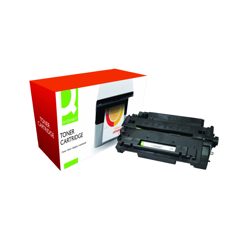 Q-Connect+Compatible+Toner+Cartridge+Black+For+HP+CE255A+CE255A-COMP