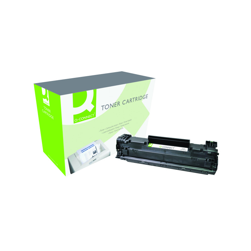 Q-Connect+Compatible+Toner+Cartridge+Black+For+HP+CE285A+CE285A-COMP