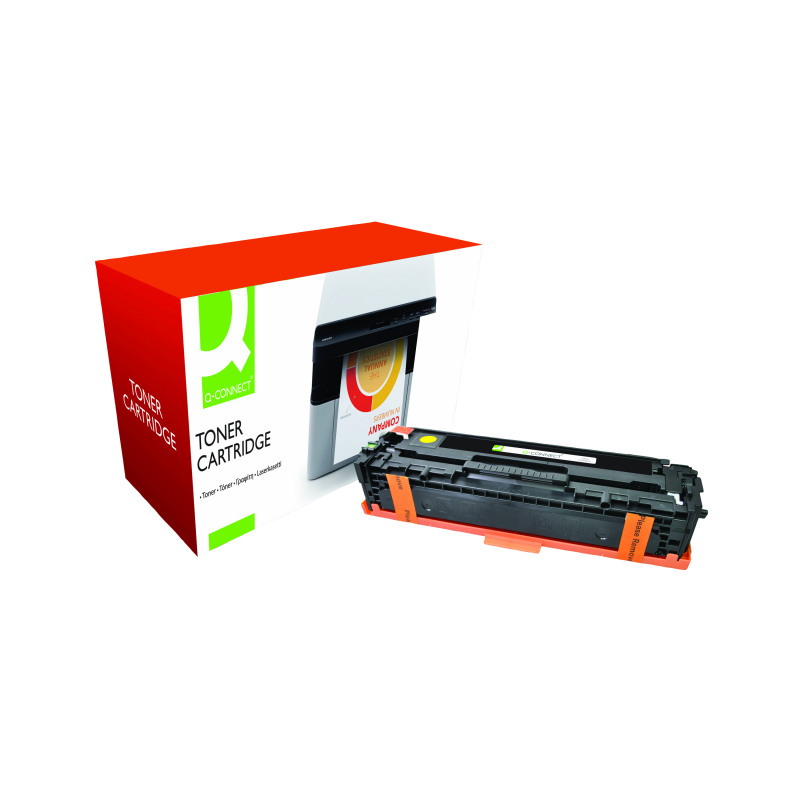 Q-Connect+Compatible+Toner+Cartridge+Yellow+For+HP+CE322A+CE322A-COMP