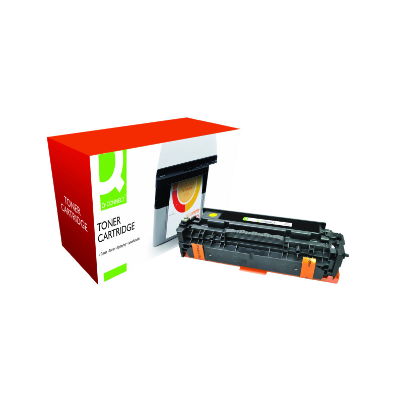 Q-Connect+Compatible+Toner+Cartridge+Yellow+For+HP+CE412A+CE412A-COMP