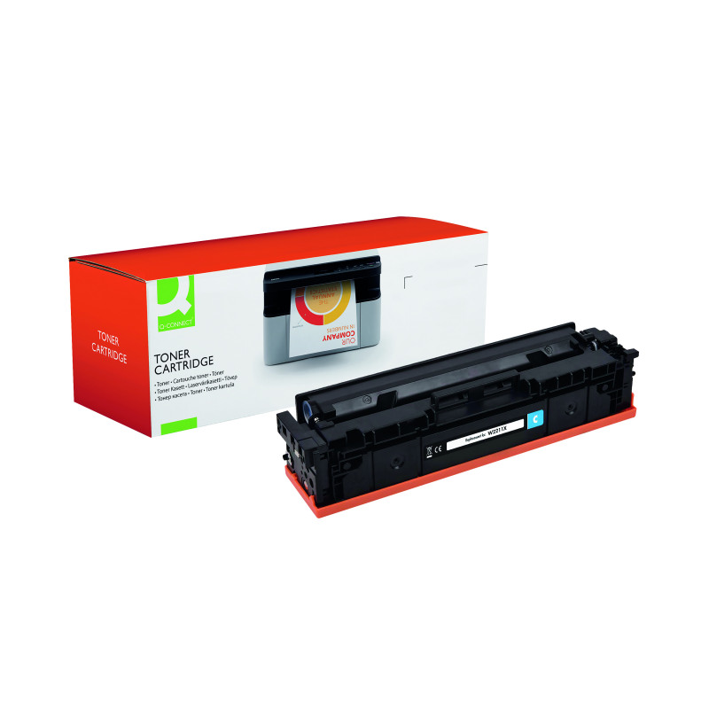 Q-Connect+Compatible+Toner+Cartridge+High+Yield+Cyan+For+HP+W2211X+207X