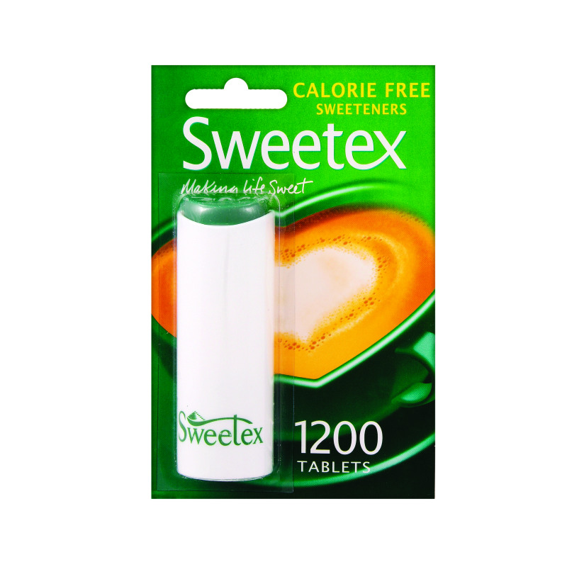 Sweetex+Sweeteners+Calorie-Free+1200+Tablets+4194829