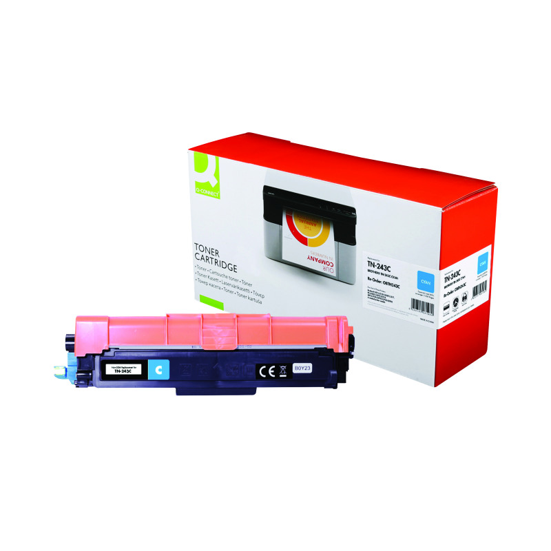Q-Connect+Brother+TN-243C+Compatible+Toner+Cartridge+Cyan+TN-243C-COMP