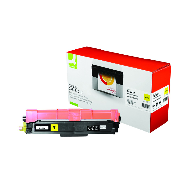 Q-Connect+Brother+TN-243Y+Compatible+Toner+Cartridge+Yellow+TN-243Y-COMP