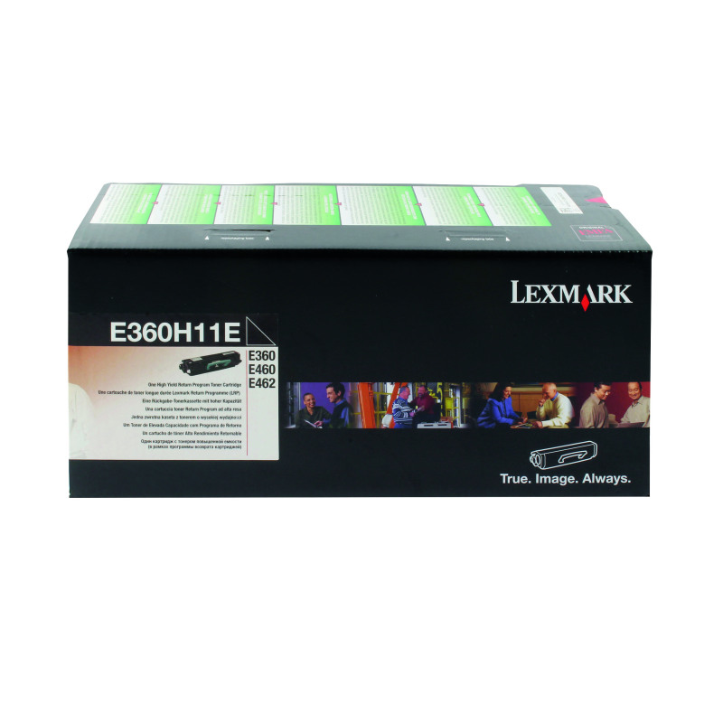 Lexmark+E360+Return+Programme+9K+Toner+Cartridge+High+Yield+Black+E360H11E