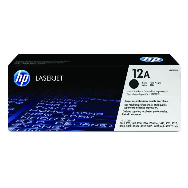 HP+12A+Original+LaserJet+Toner+Cartridge+Black+2-pack+Q2612AD