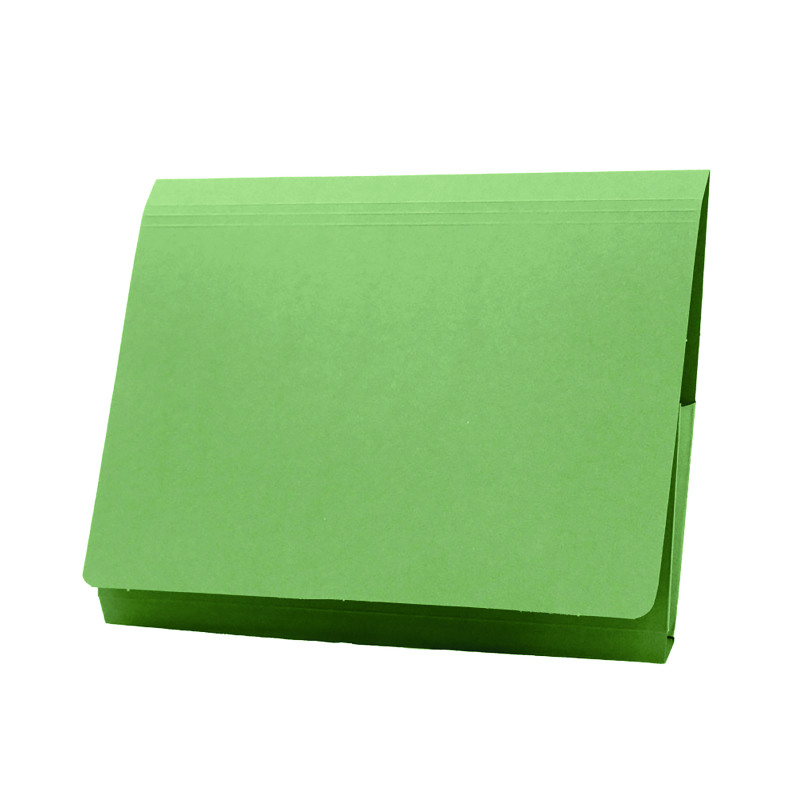 Exacompta+Guildhall+Brief+Size+Pocket+Wallet+14x10in+Green+%28Pack+of+50%29+PW3-GRN