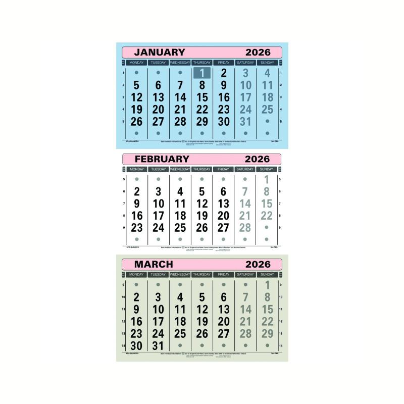 At-A-Glance+3+Monthly+Calendar+2026+TML26