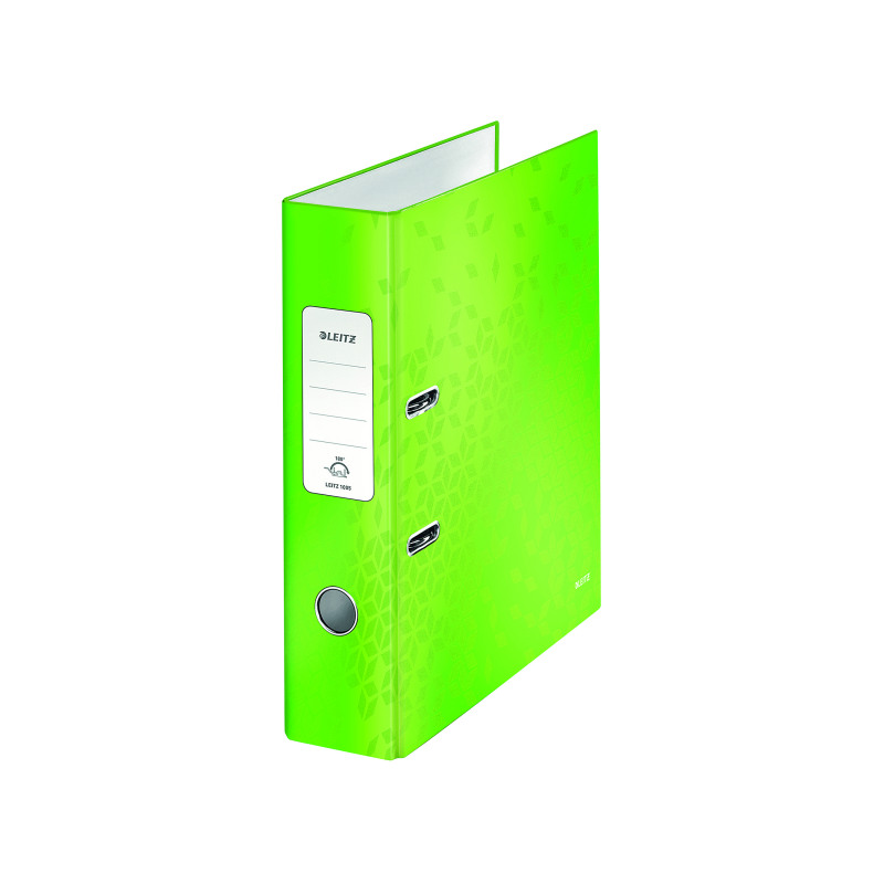 Leitz+180+WOW+Lever+Arch+File+A4+80mm+Green+%2810+Pack%29+10050054