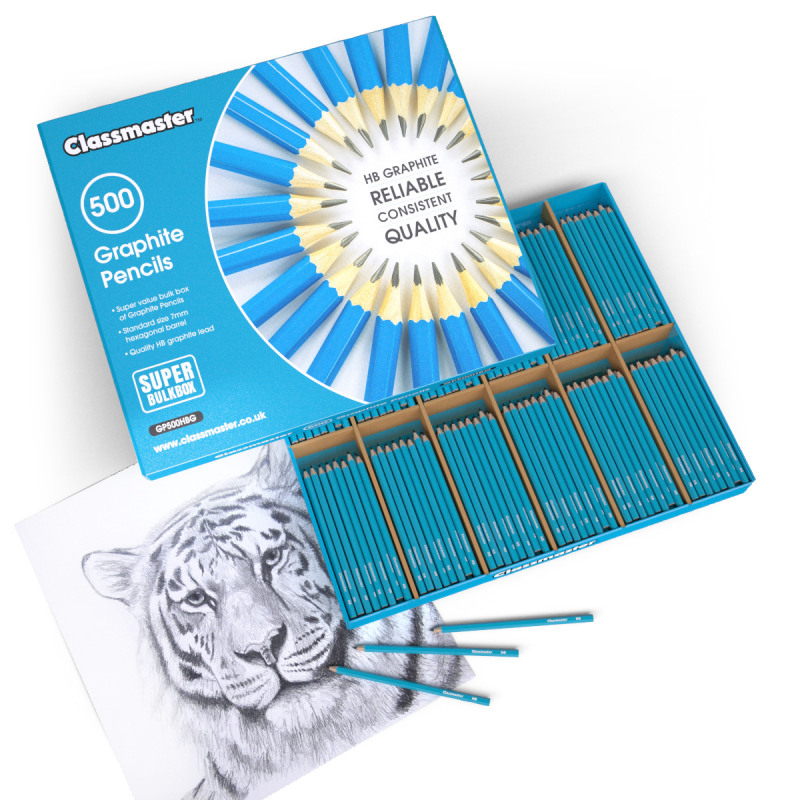 Classmaster+HB+Pencil+%28Pack+of+500%29+GP500HBG