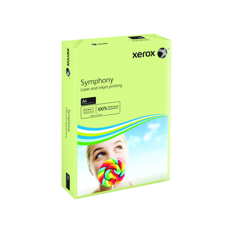 Xerox+Symphony+Pastel+Green+A4+Card+160gsm+%28Pack+of+250%29+003R93226