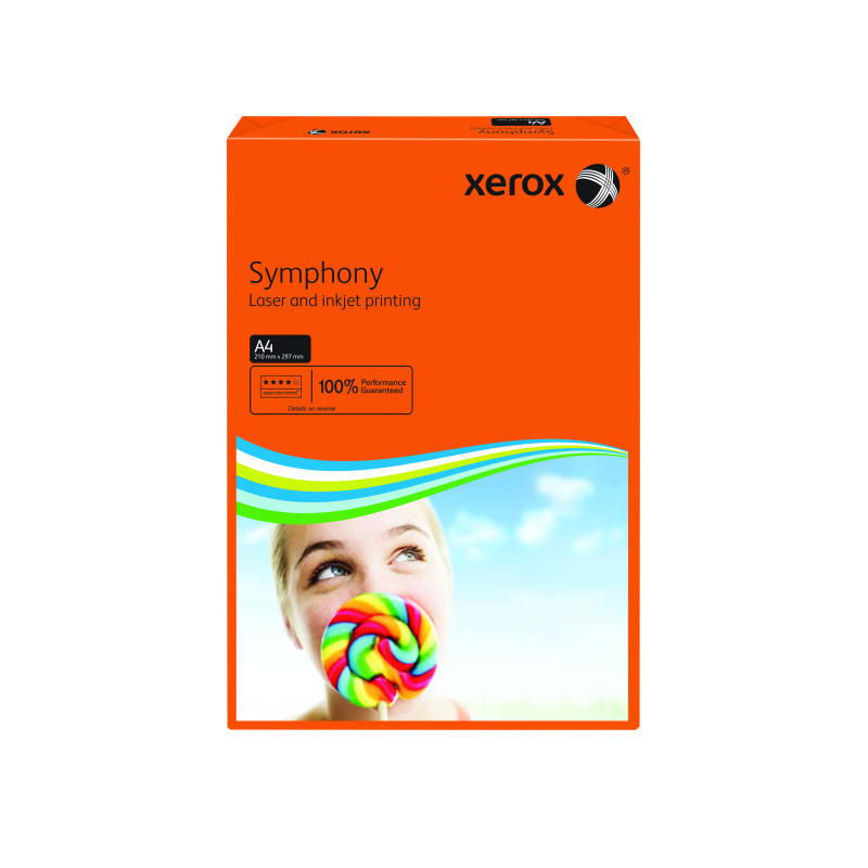 Xerox+Symphony+80gsm+Deep+Tints+Orange+A4+Paper+Ream+%28Pack+of+500%29+003R93953