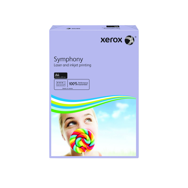 Xerox+Symphony+A4+Paper+80gsm+Medium+Tints+Lilac+Ream+%28Pack+of+500%29+003R93969