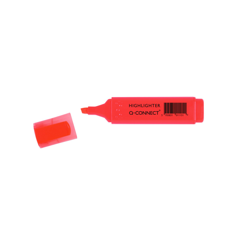 Q-Connect+Orange+Highlighter+Pen+%28Pack+of+10%29+KF01115