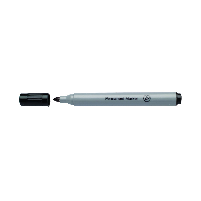 Black+Permanent+Marker++Bullet+Tip+%28Pack+of+10%29+WX26045A