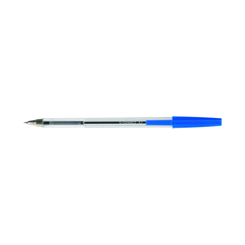 Q-Connect+Medium+Blue+Ballpoint+Pen+%28Pack+of+50%29+KF26039