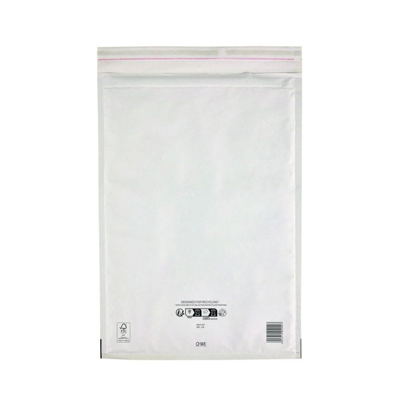 Sealed+Air+Bubble+Lined+Postal+Bag+White+300x440mm+MLW+J%2F6+%28Pack+of+50%29+103005504