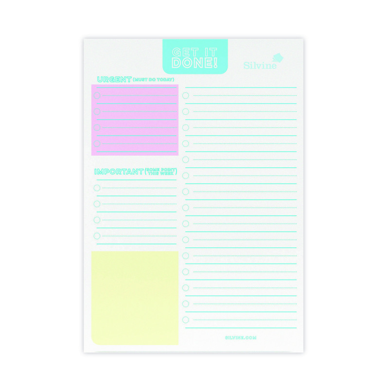 Silvine+Luxpad+Things+To+Do+Desk+Pad+60+Pages+A5+223