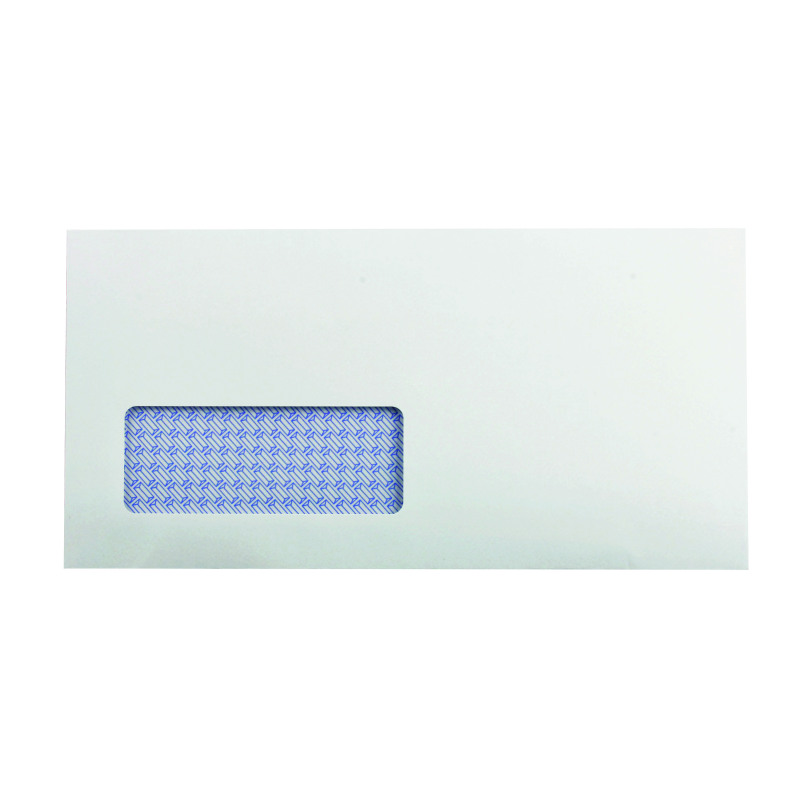Q-Connect+DL+Envelopes+Window+Recycled+Self+Seal+100gsm+White+%28Pack+of+500%29+KF3505
