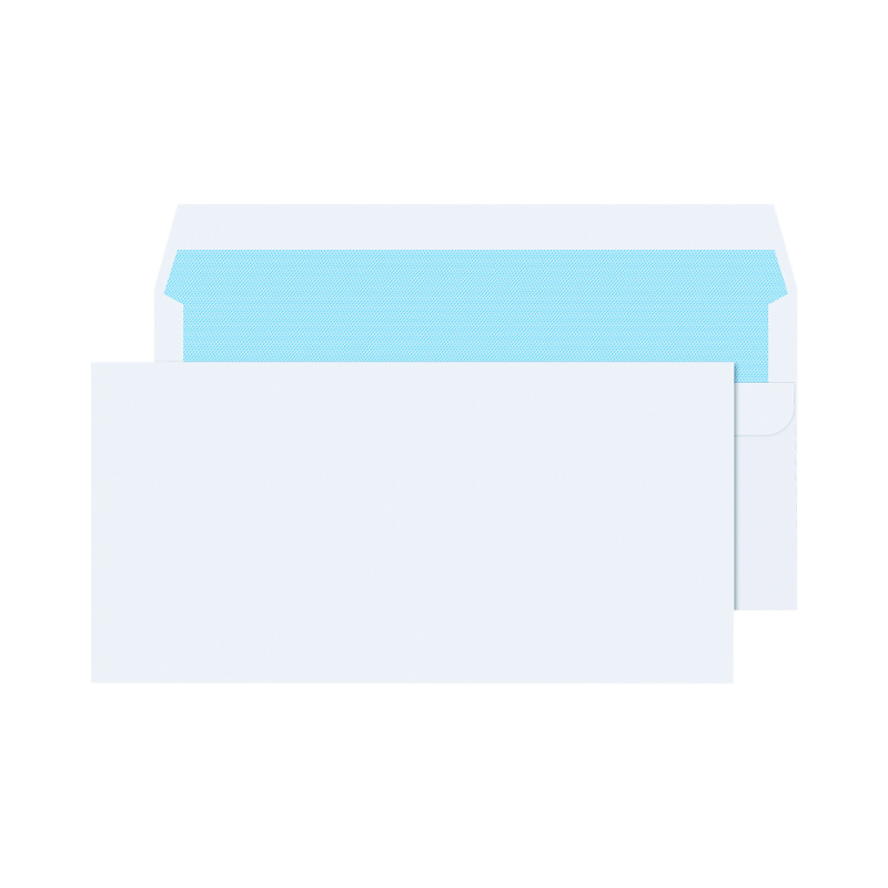 Q-Connect+DL+Envelopes+Wallet+Self+Seal+90gsm+White+%28Pack+of+1000%29+7134