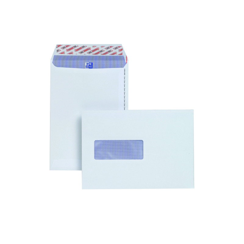 Plus+Fabric+C5+Envelopes+Window+Peel+and+Seal+120gsm+White+%28Pack+of+500%29+E24970