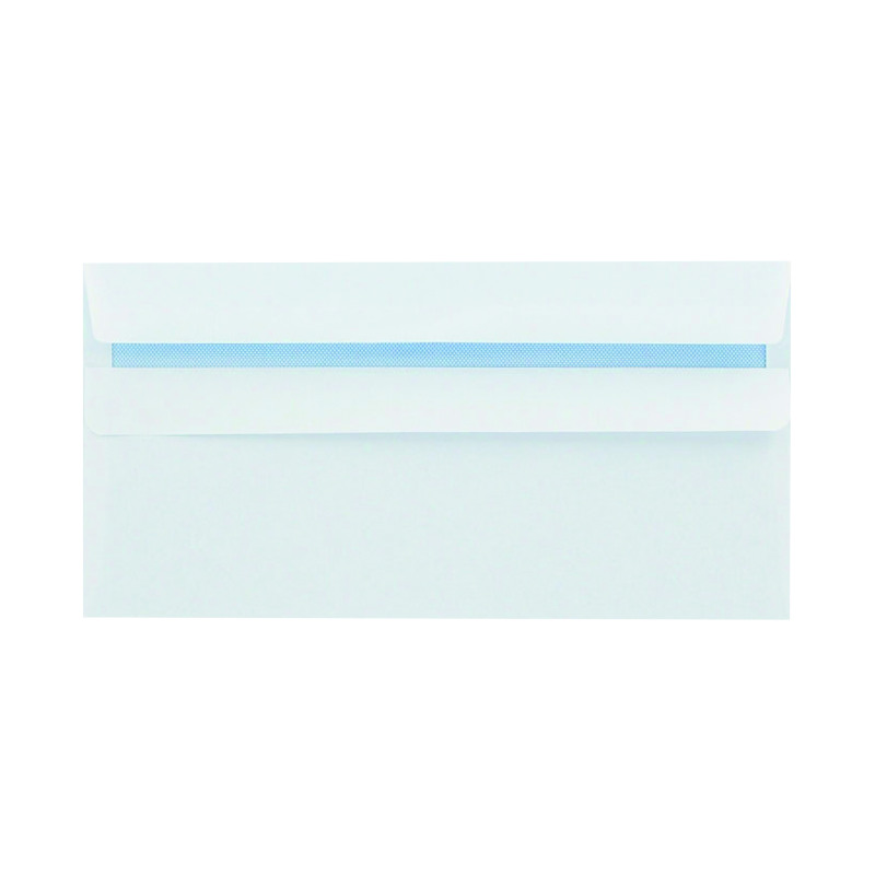 Q-Connect+DL+Envelopes+Recycled+Self+Seal+100gsm+White+%28Pack+of+500%29+KF3504