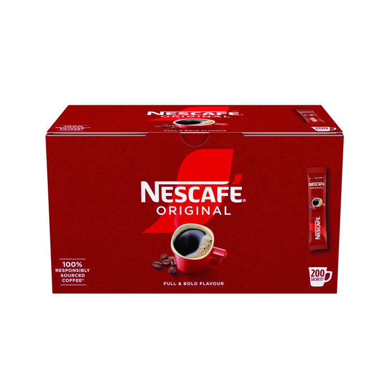 Nescafe+Original+Coffee+One+Cup+Stick+Sachet+%28Pack+of+200%29+12348358
