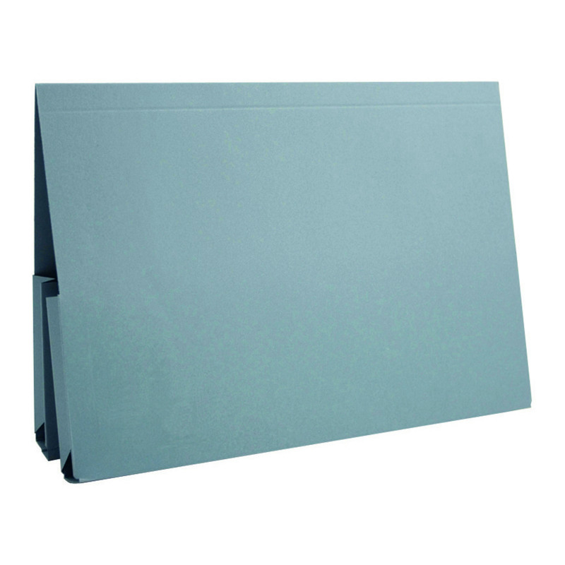 Exacompta+Guildhall+Legal+Double+Pocket+Wallet+Foolscap+Blue+%28Pack+of+25%29+214-BLU