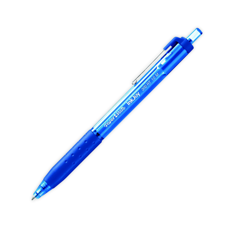 PaperMate+Inkjoy+300+Retractable+Ballpoint+Pen+Medium+Blue+%28Pack+of+12%29+S0959920