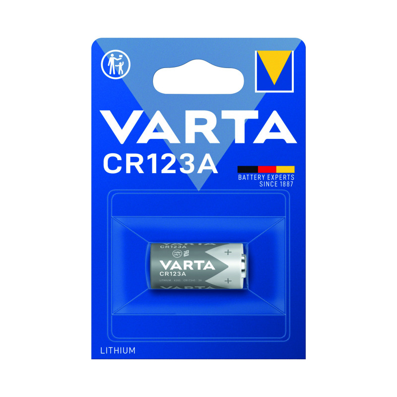 Varta+CR123A+Professional+Lithium+Primary+Battery+6205301401