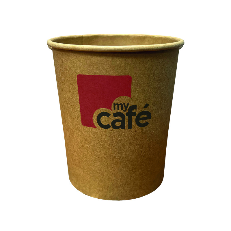 Mycafe+Kraft+12oz+Single+Wall+Hot+Cups+%28Pack+of+50%29+MYC12082