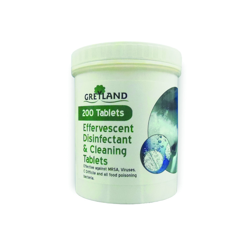 Effervescent+Chlorine+Disinfectant+and+Cleaning+Tablets+White+%28Pack+of+200%29+1016030