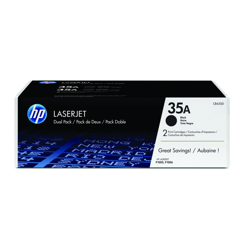 HP+35A+Original+LaserJet+Toner+Cartridge+Black+2-pack+CB435AD