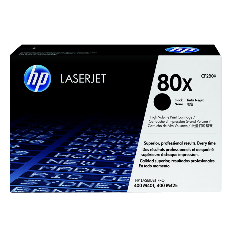 HP+80X+Original+LaserJet+Toner+Cartridge+High+Yield+Black+CF280X