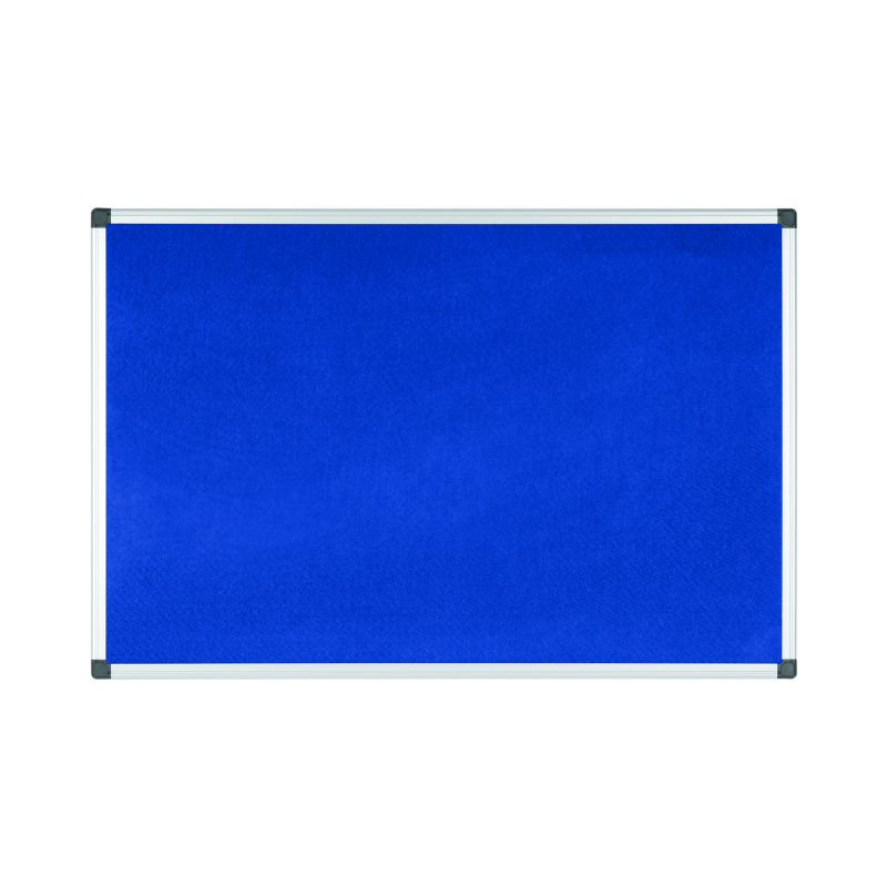 Bi-Office+Aluminium+Trim+Felt+Notice+Board+1200x900mm+Blue+FA0543170-999