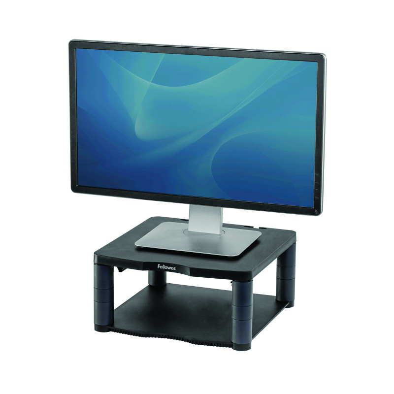 Fellowes+Premium+Monitor+Stand+Black+9169401