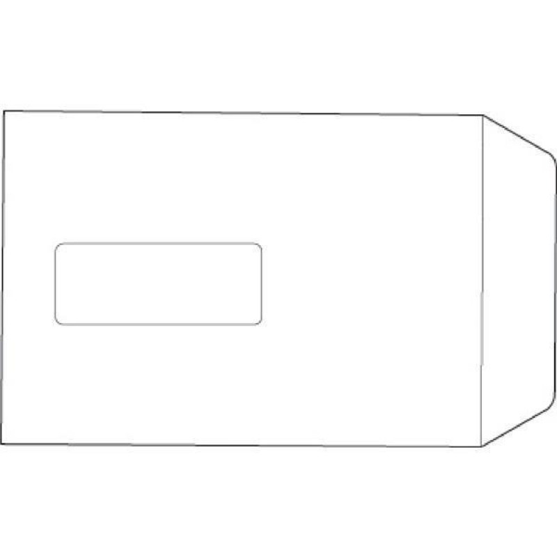 5+Star+Envelopes+Pocket+Press+Seal+Window+100gsm+White+C5+229x162mm+%28Pack+of+500%29