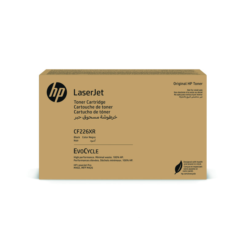 HP+26X+Original+EvoCycle+LaserJet+Toner+Cartridge+High+Yield+Black+CF226XR