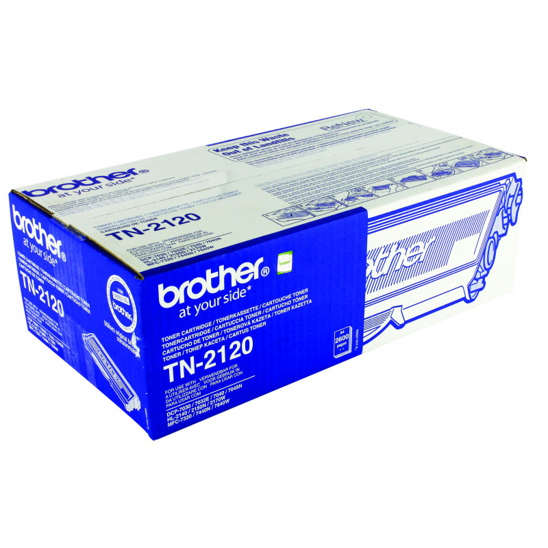 Brother+TN-2120+Toner+Cartridge+High+Yield+Black+TN2120
