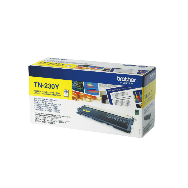 Brother+TN-230Y+Toner+Cartridge+Yellow+TN230Y