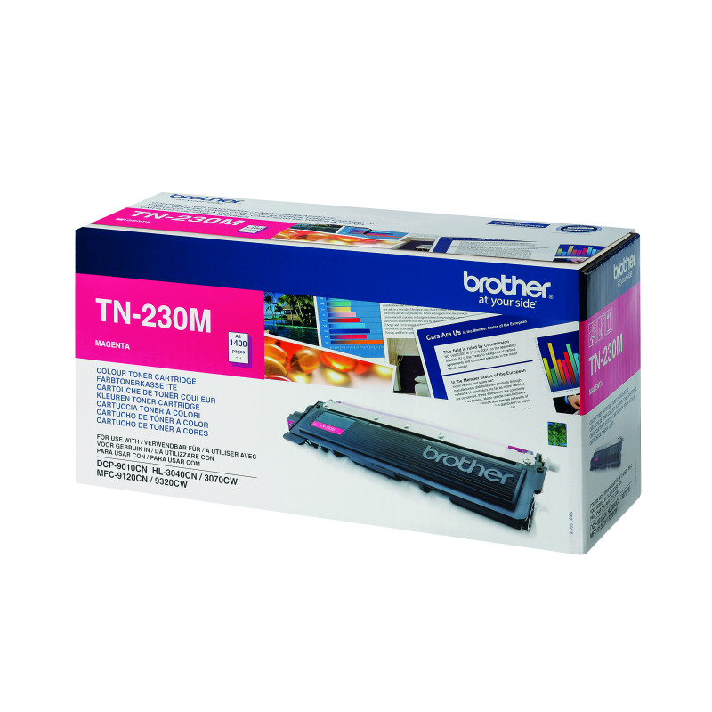 Brother+TN-230M+Toner+Cartridge+Magenta+TN230M
