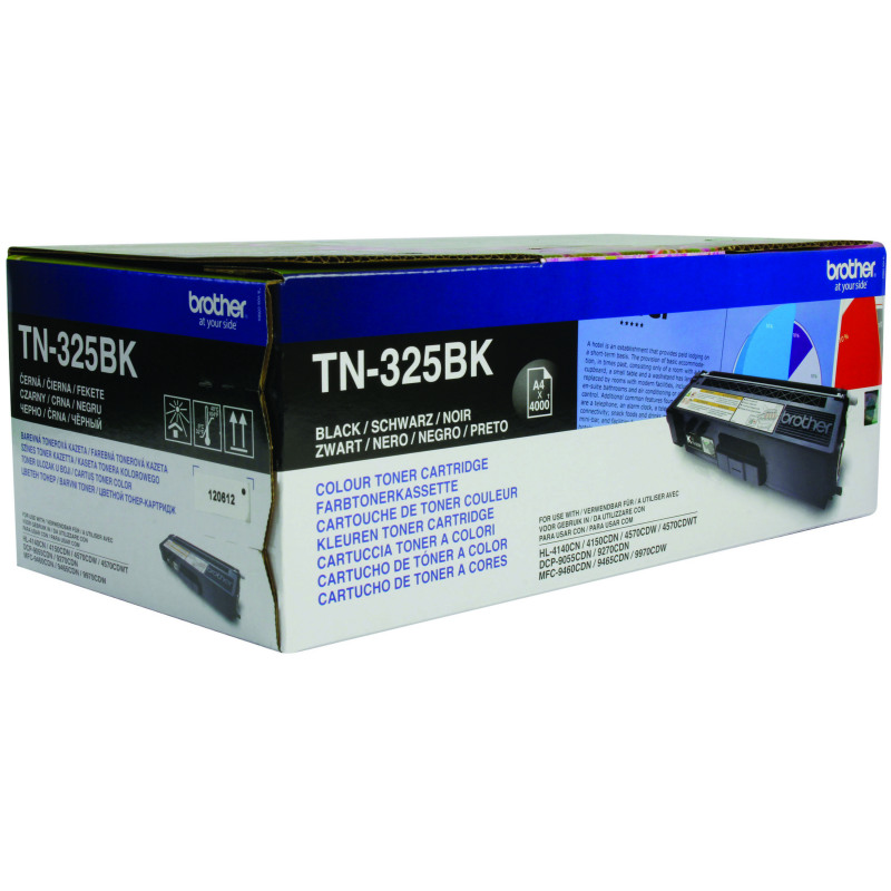 Brother+TN-325BK+Toner+Cartridge+High+Yield+Black+TN325BK