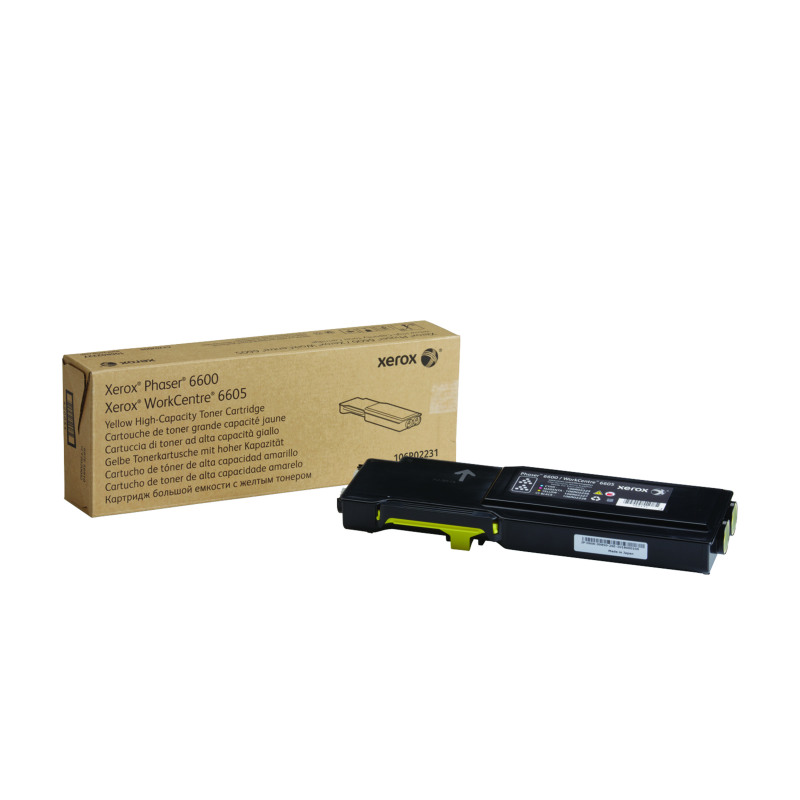 Xerox+Phaser+6600%2FWorkCentre+6605+Toner+Cartridge+High+Yield+Yellow+106R02231