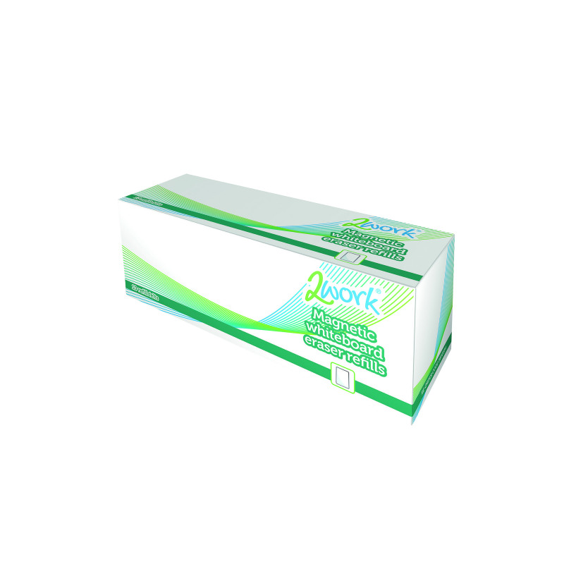 2Work+Whiteboard+Eraser+Refill+Pads+%28Pack+of+10%29+DB50837