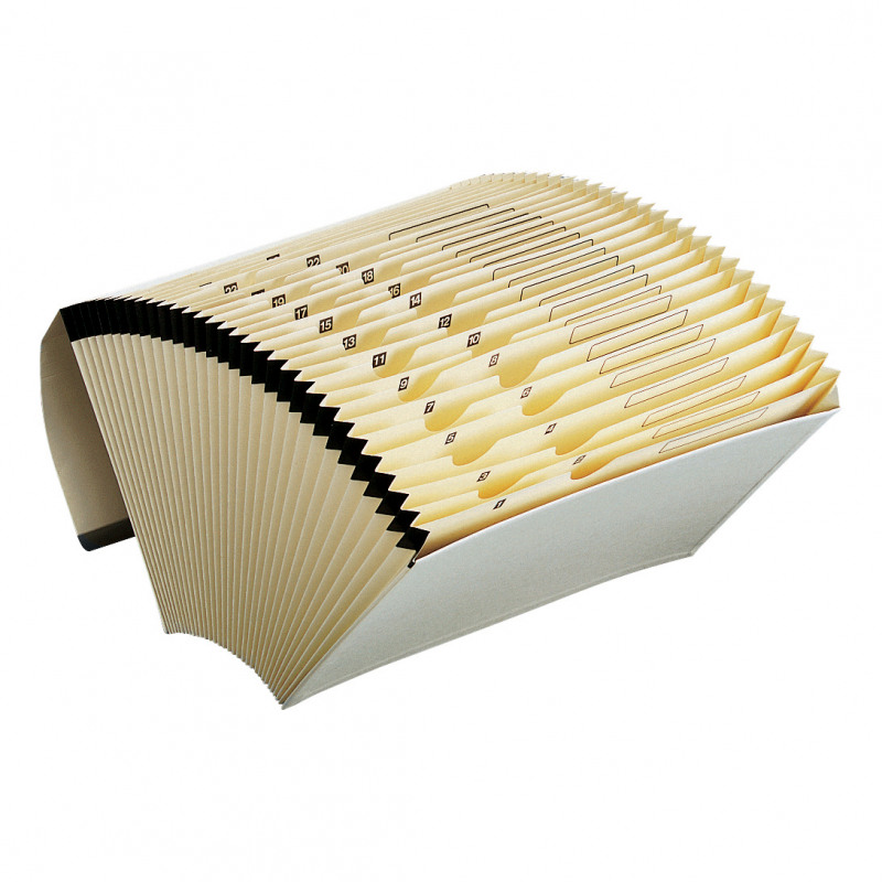 5+Star+Office+Economy+Expanding+File+31+Pockets+Foolscap+Cream