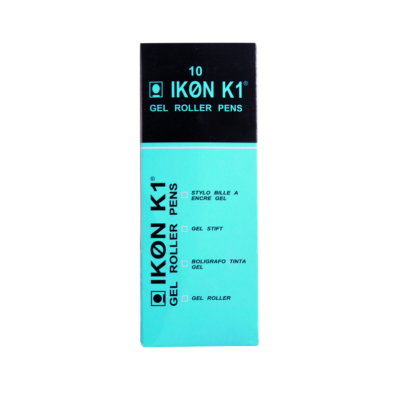 Black+Gel+Pens+Transparent+Barrel+Medium+Tip+%28Pack+of+10%29+WX21716