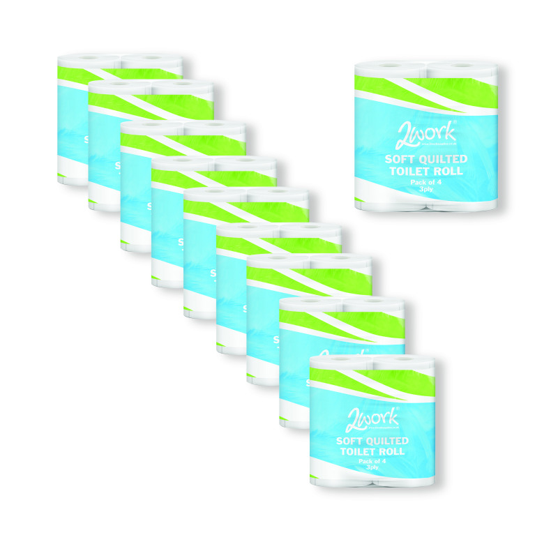 2Work+Luxury+Quilted+Toilet+Roll+3-Ply+170+Sheets+%28Pack+of+40%29+JAN03091