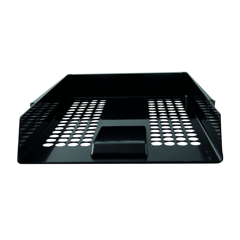 Q-Connect+Letter+Tray+Black+CP159KFBLK
