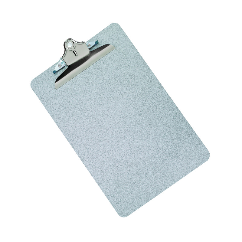 Q-Connect+Metal+Clipboard+Foolscap+Grey+KF05595
